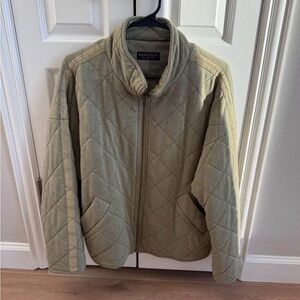 Women’s Olive Green Quilted Jacket Size Small